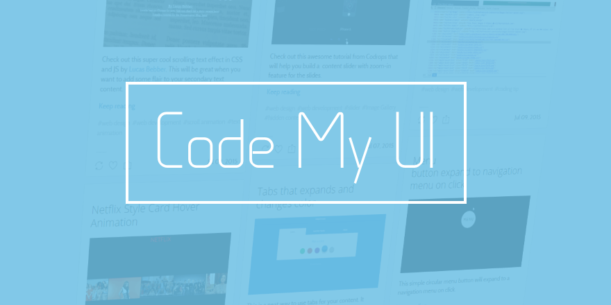 CodeMyUI Website