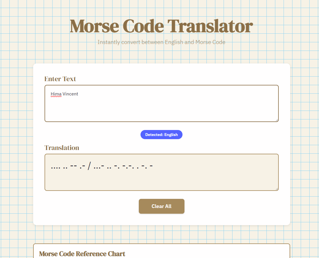 morse-code game screenshot